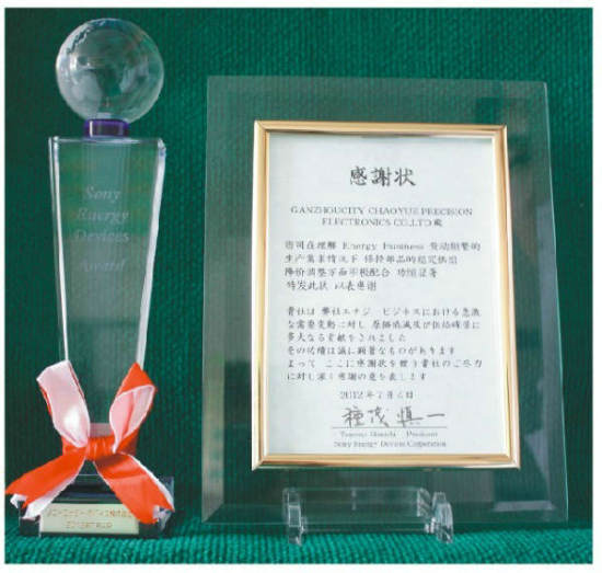 SONY(yu)(yng)̪(2012)SONY Energy Device Award, 2012